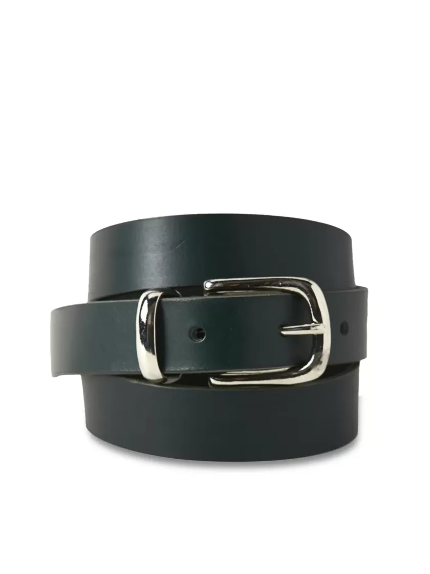 Oliver Spencer Coniston Belt Leather Dark Green Flash Sale