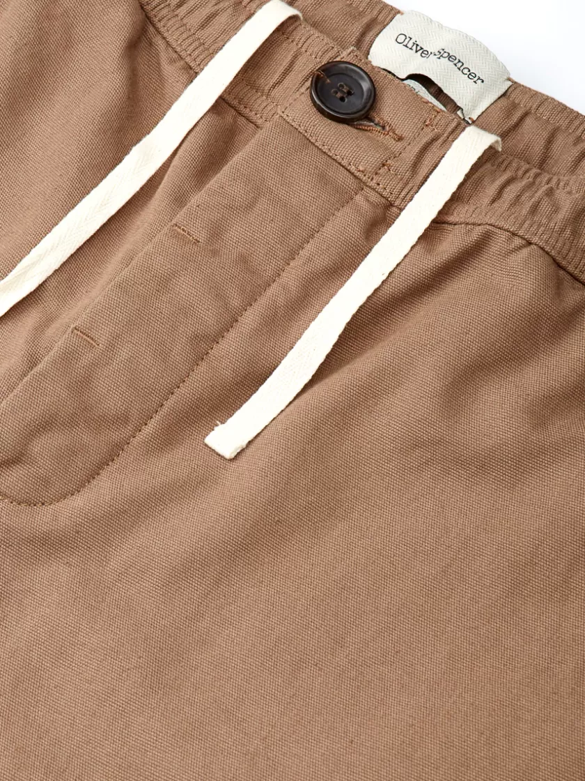 Oliver Spencer Drawstring Trousers Ellbridge Taupe Store