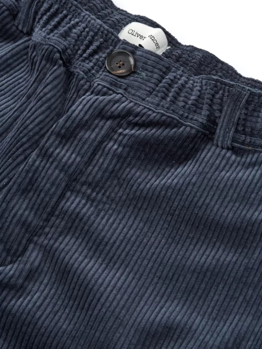 Oliver Spencer Drawstring Trousers Hudson Cord Blue Cheap