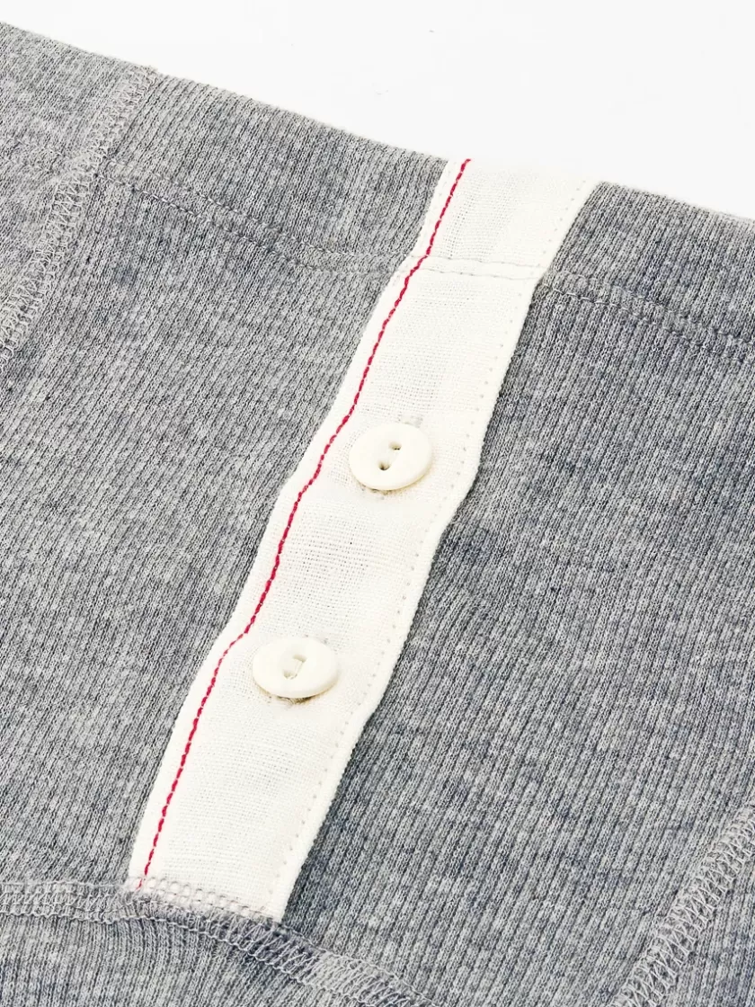 Oliver Spencer Hemen Biarritz Albar Grey Organic Cotton Boxer Brief Discount