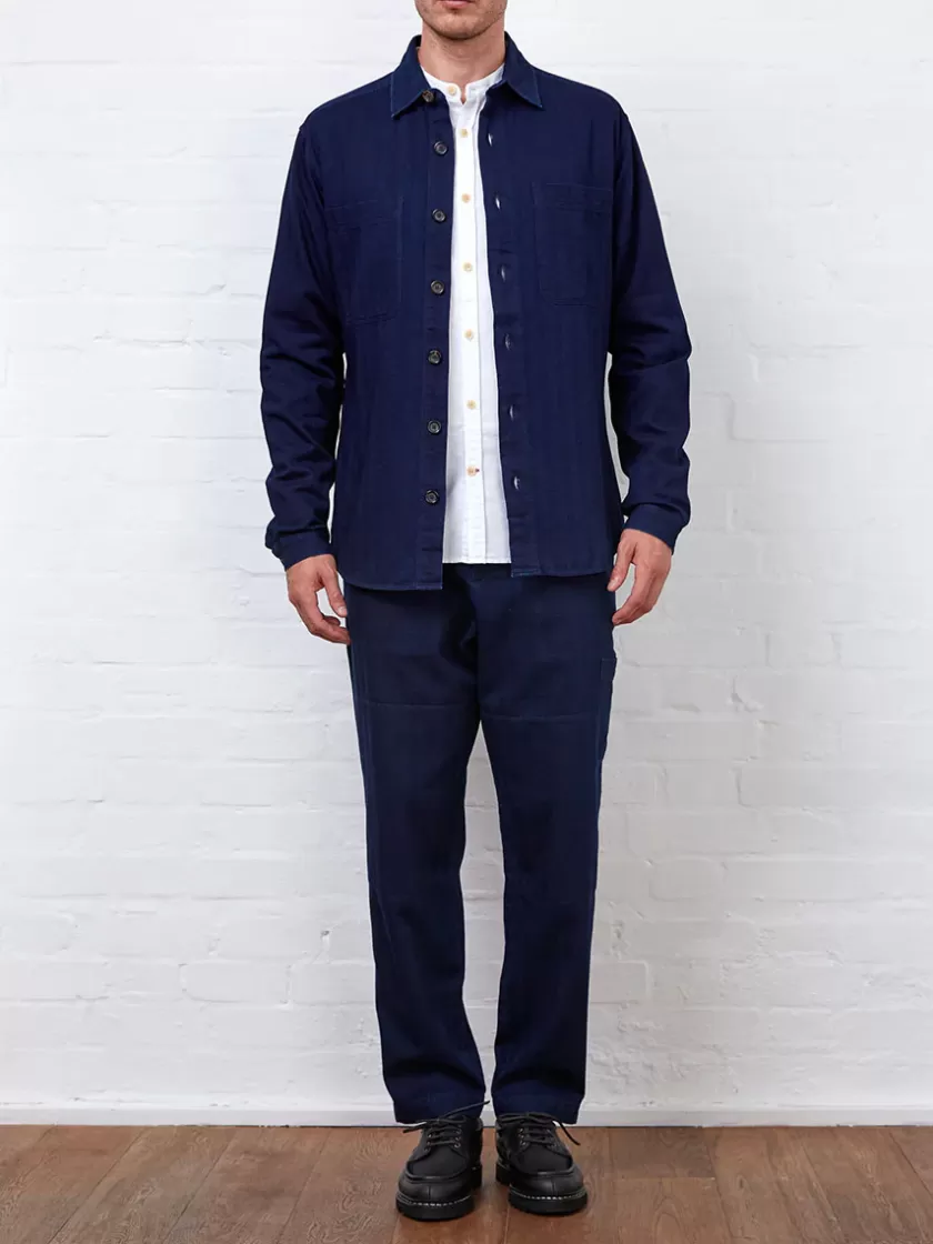 Oliver Spencer Judo Trousers Faye Indigo Blue Hot