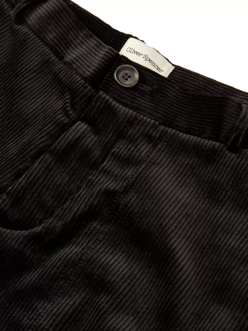 Oliver Spencer Judo Trousers Kingsley Cord Black Discount