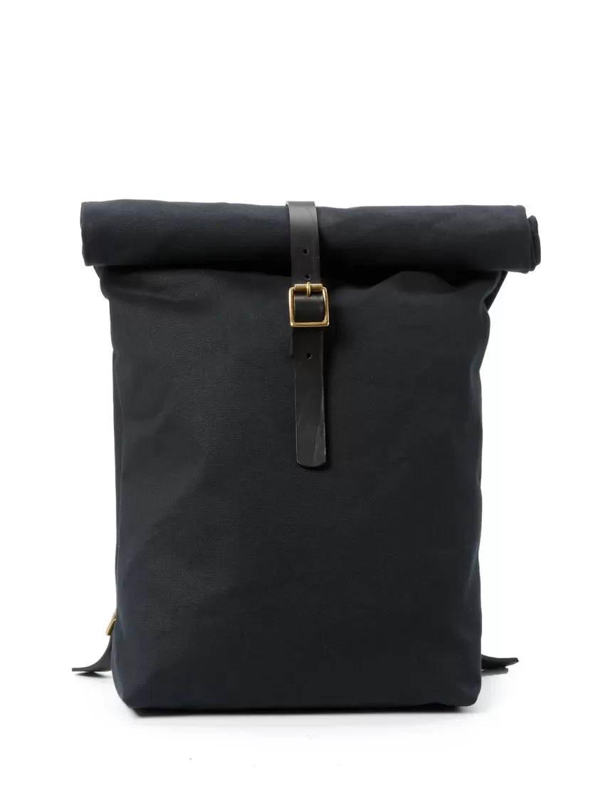 Oliver Spencer Kingsley Walters Newington Backpack Dark Navy 18Oz Canvas Cheap
