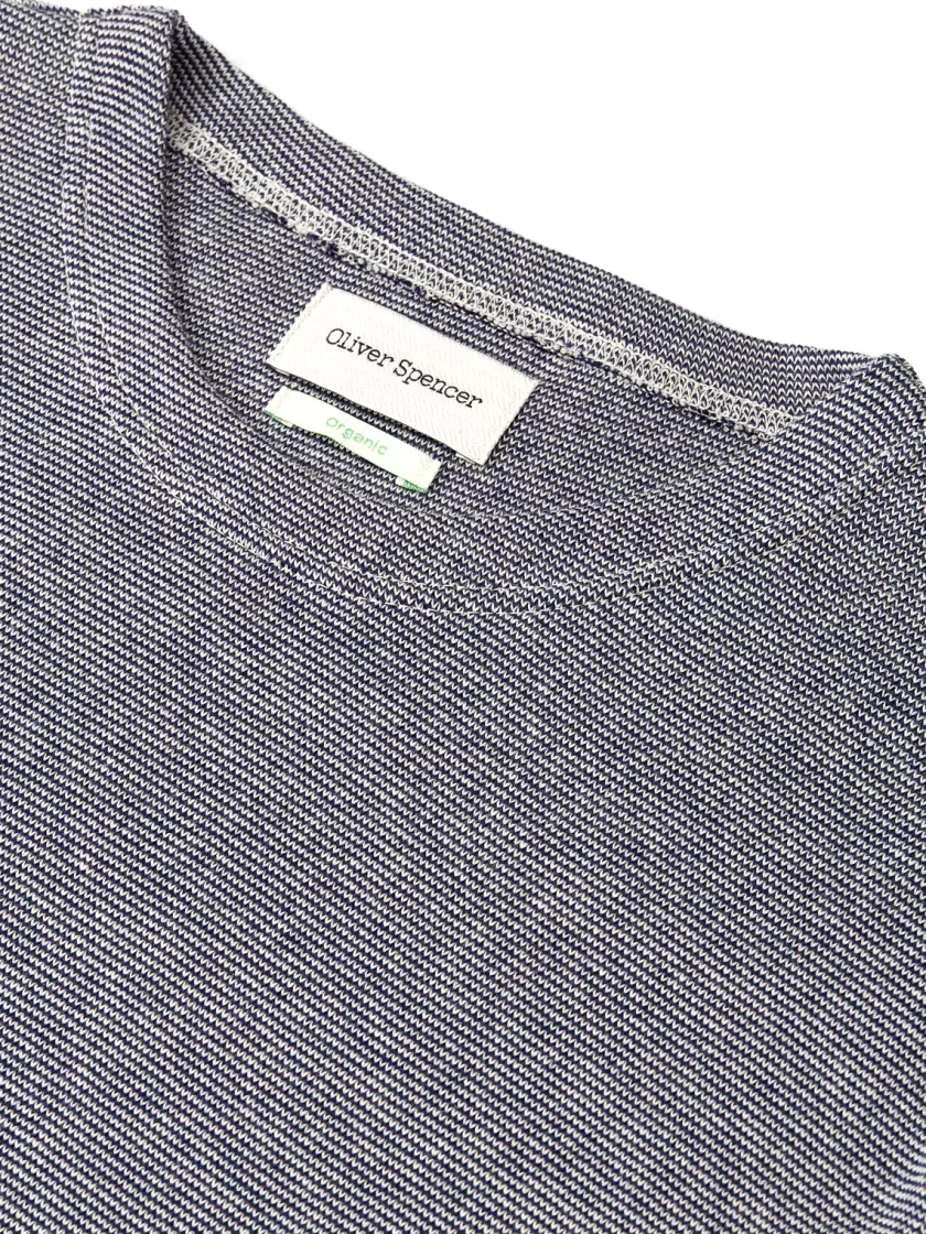 Oliver Spencer Long Sleeve Lounge T-Shirt Yale Blue Fashion