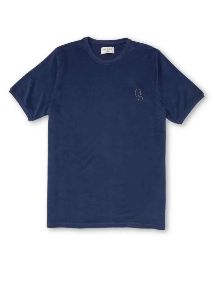 Oliver Spencer Lounge T-Shirt Ashbourne Navy Outlet