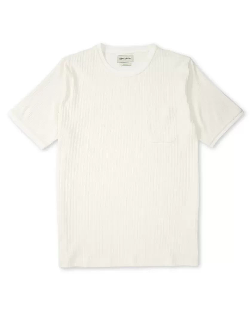 Oliver Spencer Lounge T-Shirt Elms Ecru Store