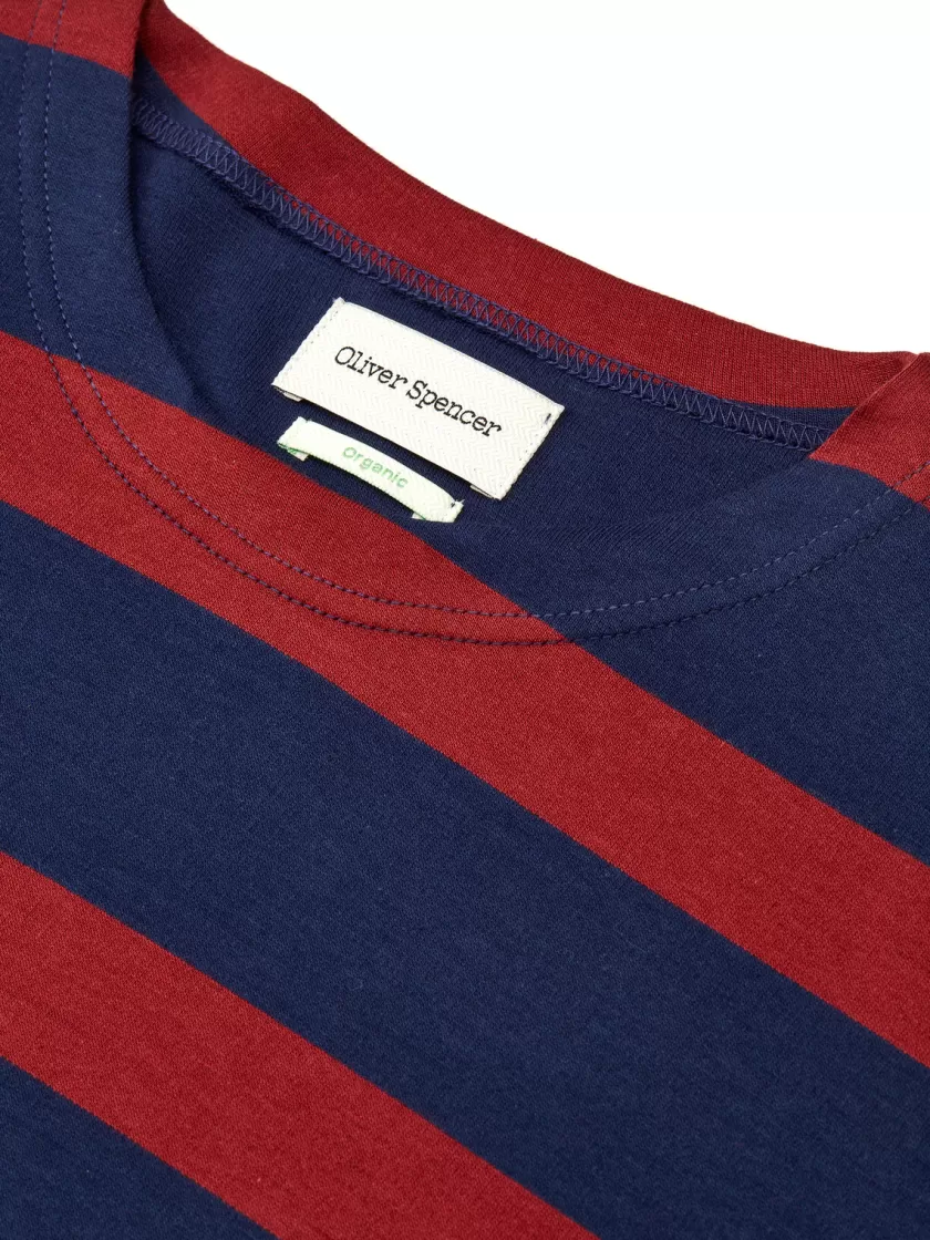 Oliver Spencer Newport Long Sleeve T-Shirt Alton Navy Best
